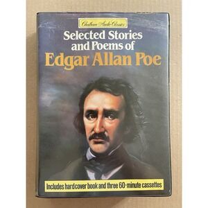 Selected‎ Stories and Poems of Edgar Allan Poe-Hardcover Book & Audio Cassettes